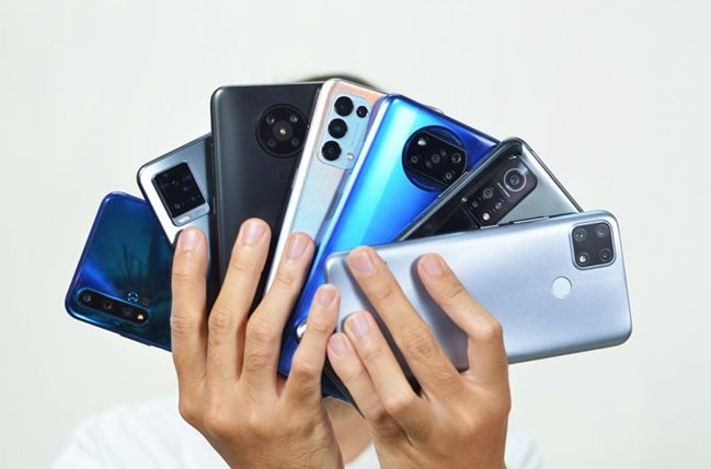HP SECOND MURAH & TERJAMIN ilustrasi hp banyak 3